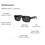 Ray-Ban A$ap Rocky Flacko Puffer 0RB4954 Kính Mát - Tem Chính Hãng Luxottica