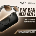Ray-Ban Meta Wayfarer Gen 2 Limited Edition Brown Mirror Gold - Chính Hãng, New Seal