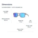 Oakely Latch Squared A 0OO9358 Kính Mát - Tem Chính Hãng Luxottica