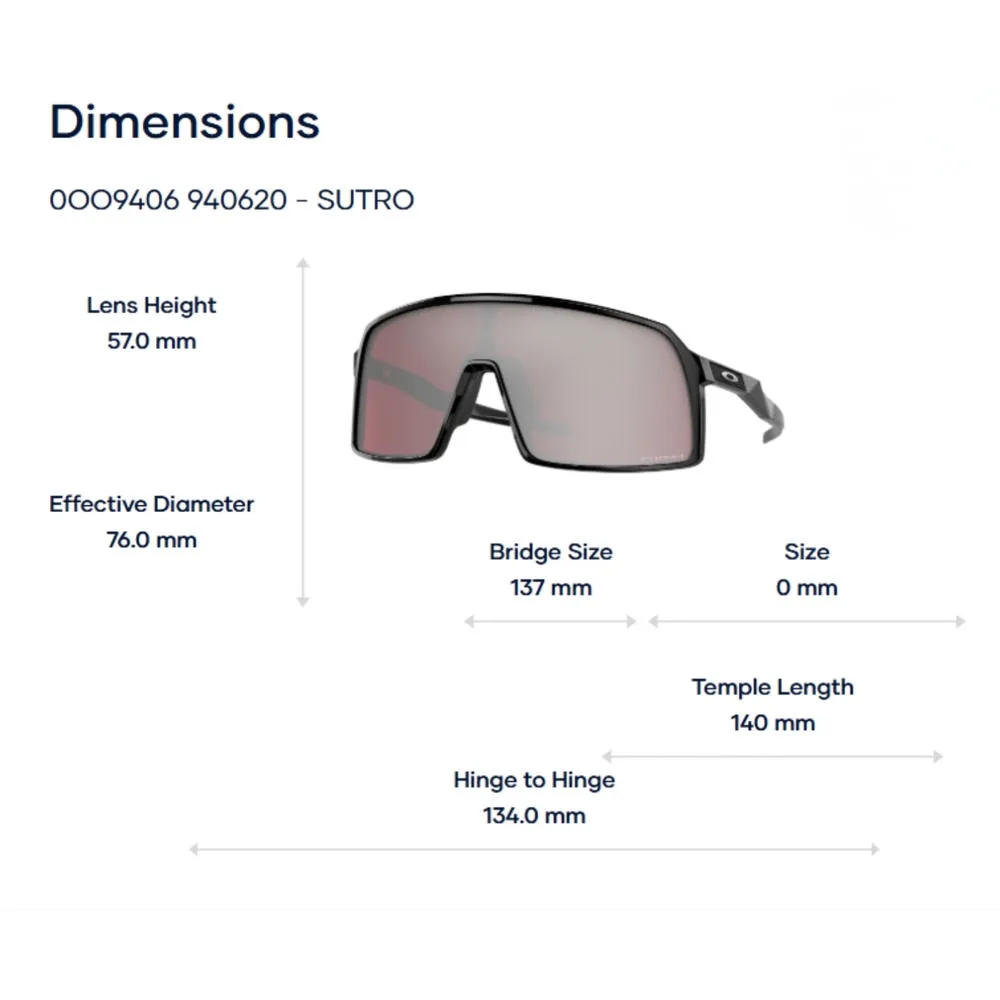 Oakely Sutro 0OO9406 Kính Mát Thể Thao - Tem Chính Hãng Luxottica