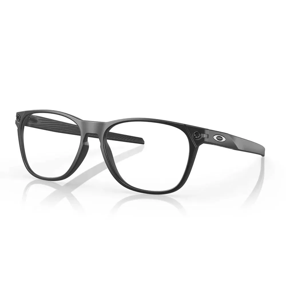 Gọng kính Oakley thể thao có độ màu xám đen, thiết kế ôm mặt chắc chắn, phù hợp cho người chơi Pickleball, chạy bộ, đạp xe và vận động hằng ngày.