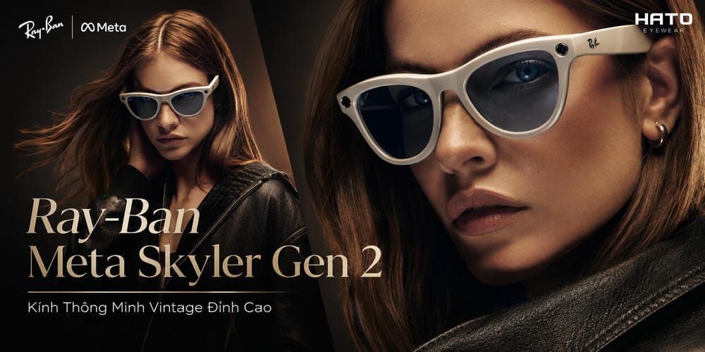 Ray-Ban Meta Skyler Gen 2: Kính Thông Minh Vintage Đầy Công Nghệ