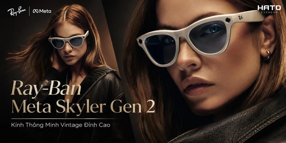 Ray-Ban Meta Skyler Gen 2: Kính Thông Minh Vintage Đầy Công Nghệ