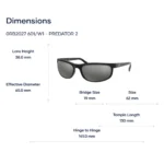 Ray-Ban Predator 2 0RB2027 Kính Mát - Tem Chính Hãng Luxottica