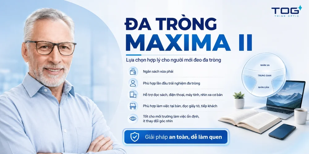 So Sánh Các Dòng Đa Tròng Kỹ Thuật Số Excelite: Nên Chọn Maxima II, Vario Hay FreeVista+?