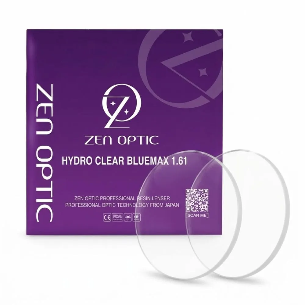 Tròng Kính Chống Bể Zen Optic TitanShield BlueMax 1.61