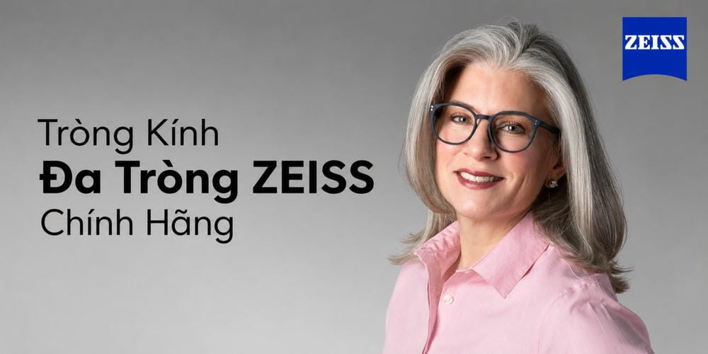 Tròng Kính Đa Tròng ZEISS Chính Hãng: Giải Pháp Nhìn Xa Gần Cho Người Sau 40 Tuổi