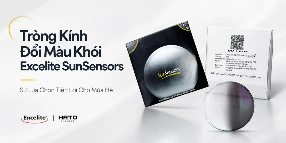 Review Tròng Kính Đổi Màu Khói Excelite SunSensors: Sự Lựa Chọn Tiện Lợi Cho Mùa Hè