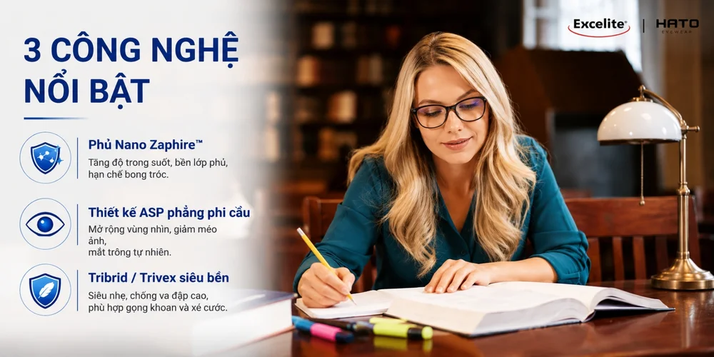 Tròng Kính Excelite Thái Lan Chính Hãng