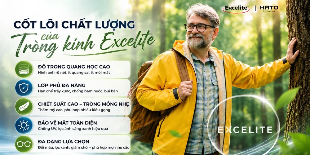 Tròng Kính Excelite Thái Lan Chính Hãng