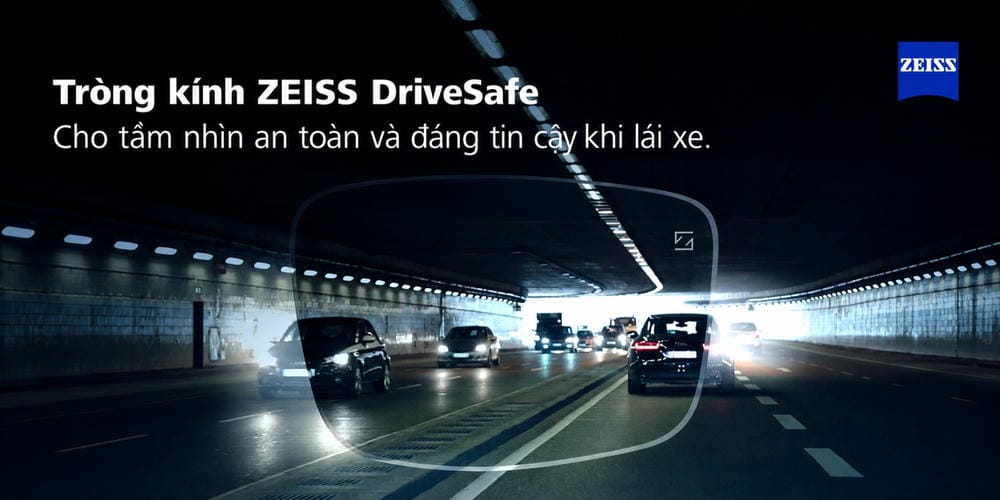 Tròng Kính ZEISS DriveSafe: "Trợ Lý Thị Giác" Đỉnh Cao Cho Người Lái Xe