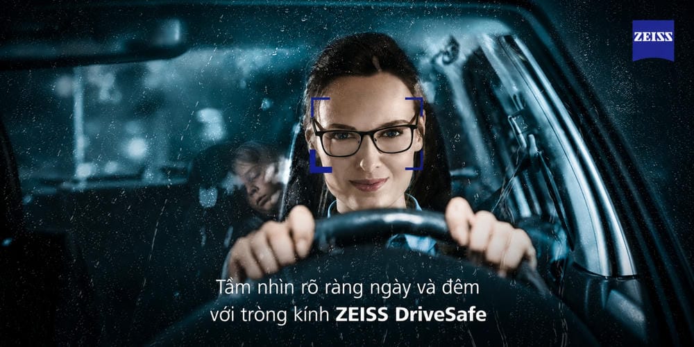 Tròng Kính ZEISS DriveSafe: "Trợ Lý Thị Giác" Đỉnh Cao Cho Người Lái Xe
