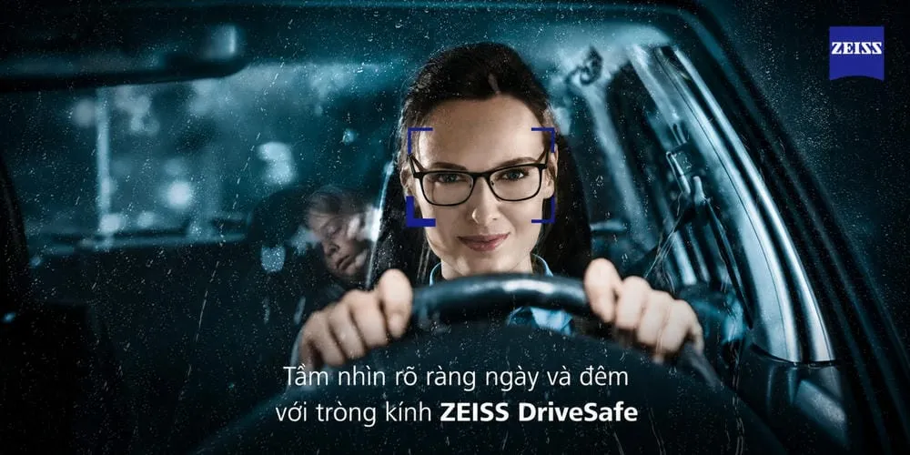 Tròng Kính ZEISS DriveSafe: "Trợ Lý Thị Giác" Đỉnh Cao Cho Người Lái Xe