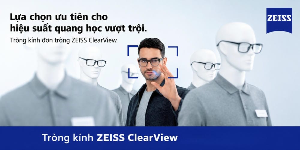 Tròng Kính ZEISS ClearView Là Gì? Có Khác Gì Với Tròng Kính Thông Thường?