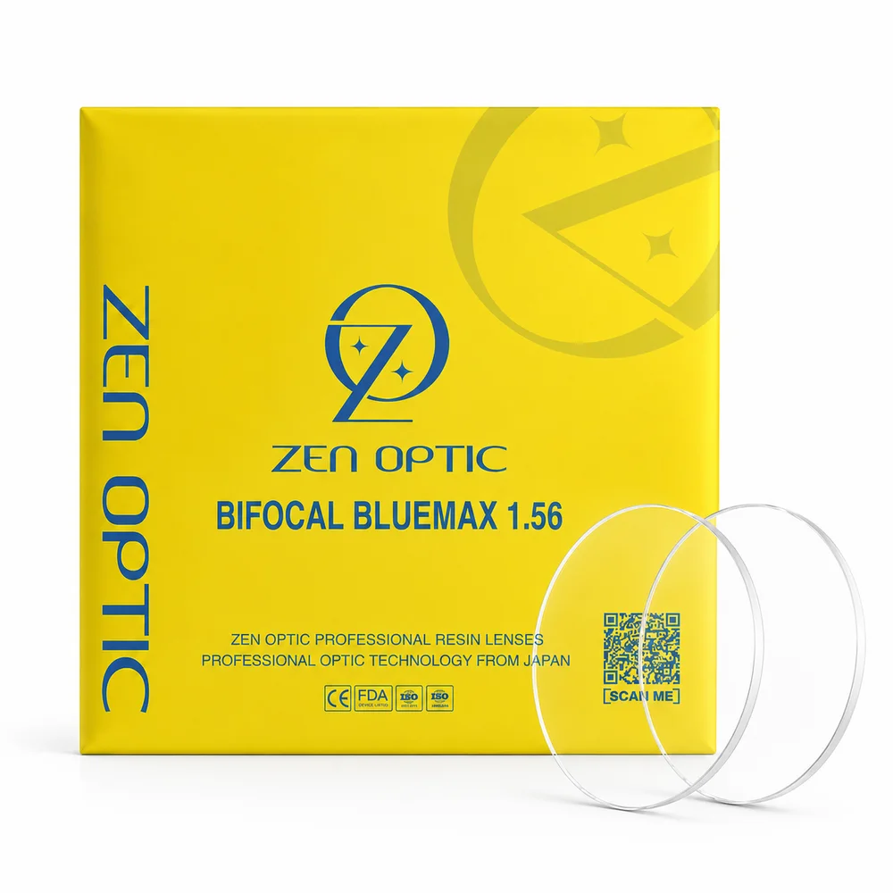 Tròng Kính Hai Tròng Zen Optic Bifocal BlueMax 1.56 - Chính Hãng