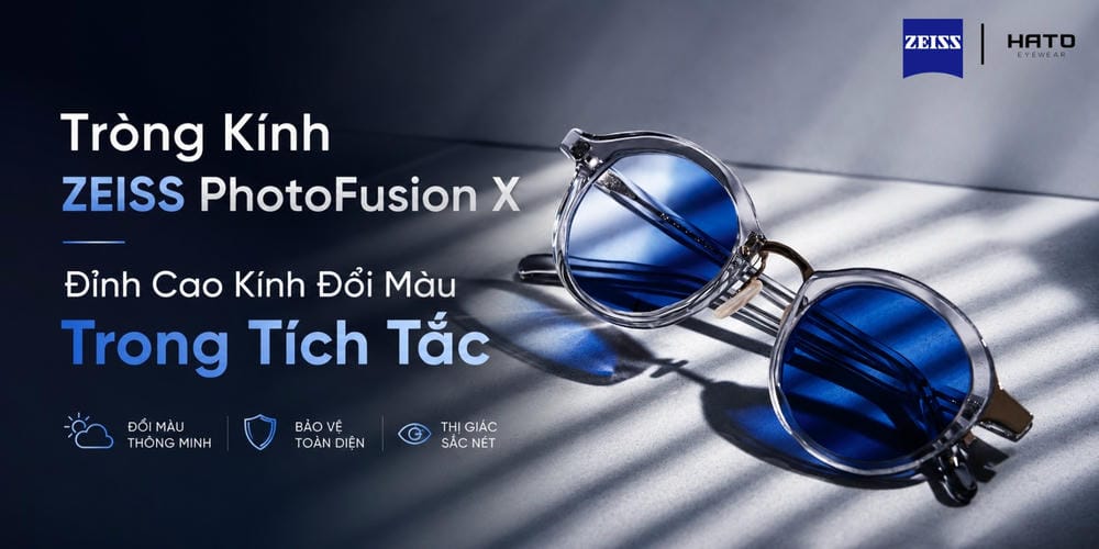 Tròng Kính ZEISS PhotoFusion X: Đỉnh Cao Tròng Kính Đổi Màu Trong Tích Tắc