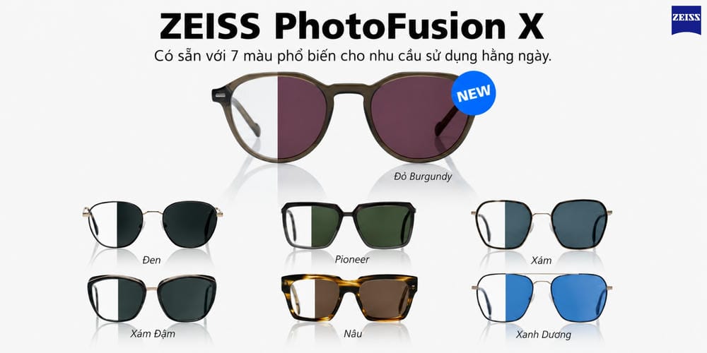Tròng Kính ZEISS PhotoFusion X: Đỉnh Cao Tròng Kính Đổi Màu Trong Tích Tắc