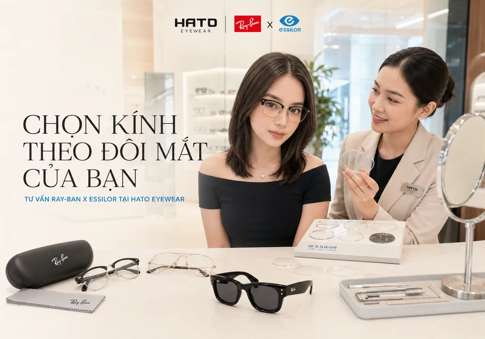 Chọn kính theo đôi mắt với Ray-Ban X Essilor tại Hato Eyewear