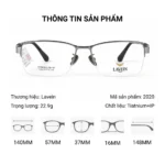 Lavein 2020 Gọng Kính Nửa Khung