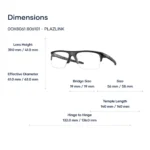 Oakley Plazlink 0OX8061 Gọng Kính Thể Thao Nửa Khung – Tem Chính Hãng Luxottica