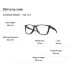 Oakley The Cut 0OX8058 Gọng Kính Thể Thao – Tem Chính Hãng Luxottica