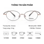 Anessa 58289 Gọng Kính Oval