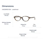 Versace 0VE3393D Gọng Kính Oval – Tem Chính Hãng Luxottica