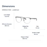 Ray-Ban 0RX8422 Gọng Kính Nửa Khung
