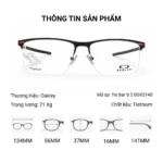 Oakley Tie bar 0.5 0OX5140 Gọng Kính Thể Thao Nửa Khung