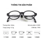 VICHIY K1002 Gọng Kính Oval Trẻ Em – Chính Hãng