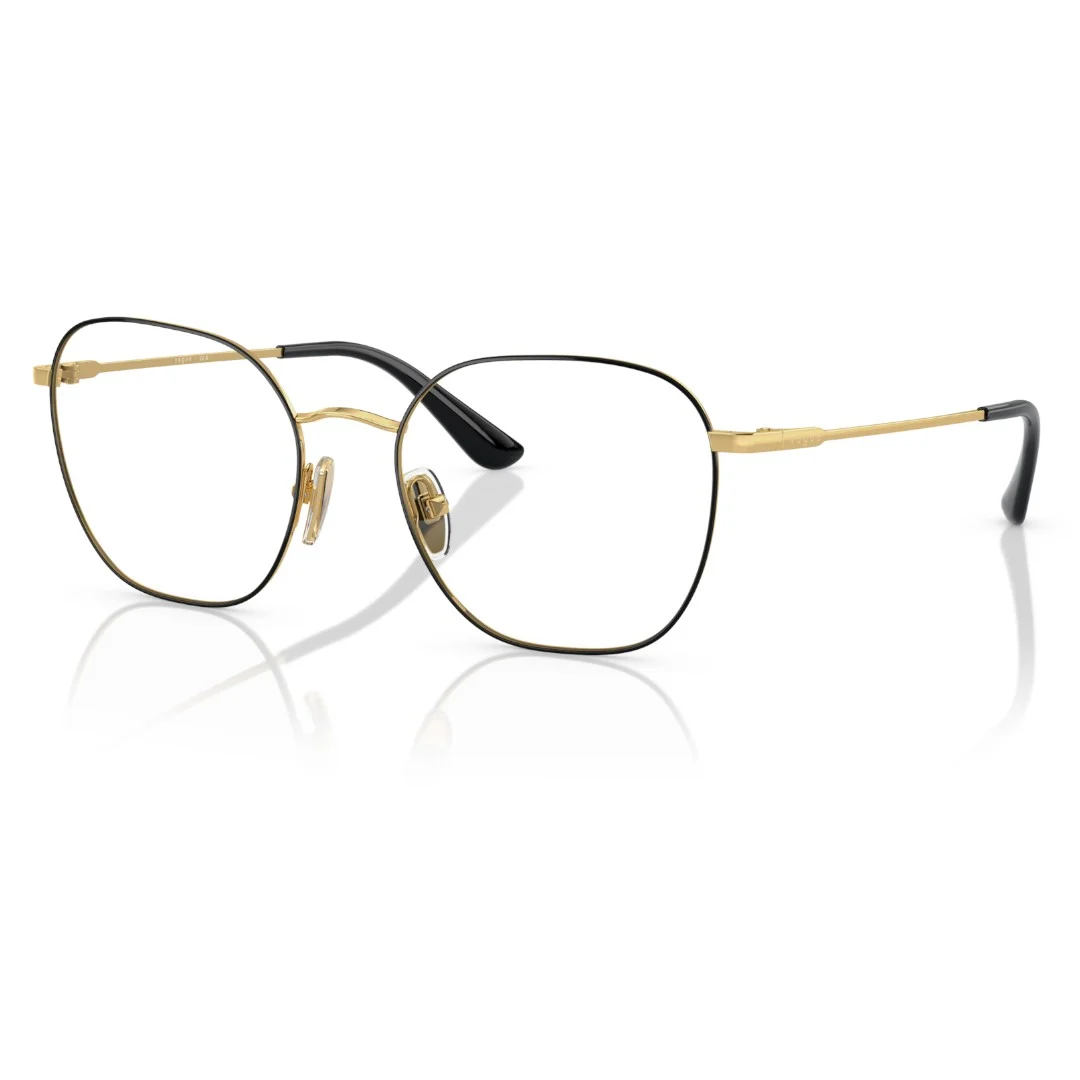 Gọng kính Vogue 0VO4178 màu black gold chính hãng, kiểu dáng thanh lịch, sang nhẹ, phù hợp nhiều dáng khuôn mặt.