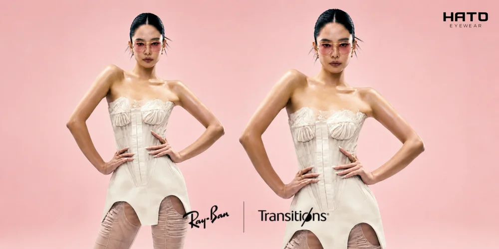 Jennie Ray-Ban Transitions Ruby – Mẫu Kính Đổi Màu Thời Thượng Gây Sốt