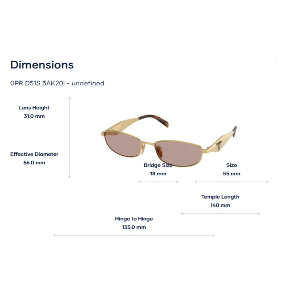 Kính Mát Prada 0PR D51S - Tem Chính Hãng Luxottica