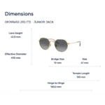 Ray-Ban Junior Jack 0RJ9565S Kính Mát Trẻ Em