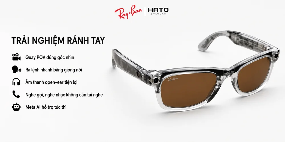 Kính Thông Minh Ray-Ban Meta Wayfarer Gen 2: Phiên Bản Limited Edition Brown Mirror Gold Có Gì Đặc Biệt?