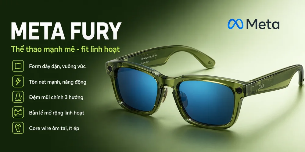 Meta Glasses Fury: "Chiến Binh" Trí Tuệ Nhân Tạo Dành Riêng Cho Hệ Thể Thao