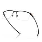 Ảnh gọng kính Oakley Tie bar 0.5 0OX5140 thiết kế thể thao nửa khung, màu satin black hiện đại, chất liệu titanium nhẹ bền, phù hợp lắp tròng cận, viễn, loạn hoặc chống ánh sáng xanh. Sản phẩm chính hãng Luxottica, phong cách mạnh mẽ, gọn nhẹ và dễ đeo hằng ngày.