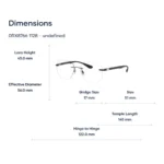 Ray-Ban 0RX8766 Kính Không Gọng – Tem Chính Hãng Luxottica - Ảnh 2