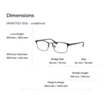 Ray-Ban 0RX8772D Gọng Kính – Tem Chính Hãng Luxottica