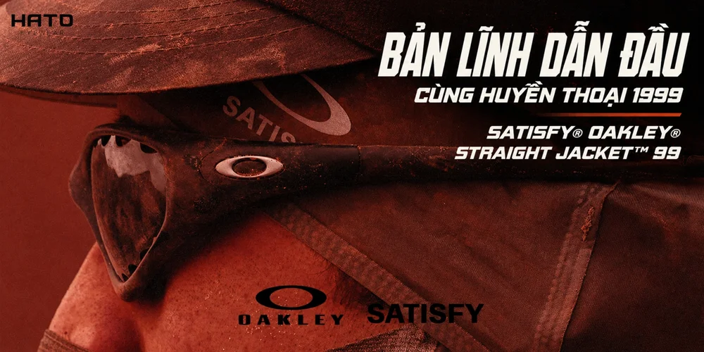 Bản Lĩnh Dẫn Đầu Cùng Huyền Thoại 1999: SATISFY OAKLEY Straight Jacket 99