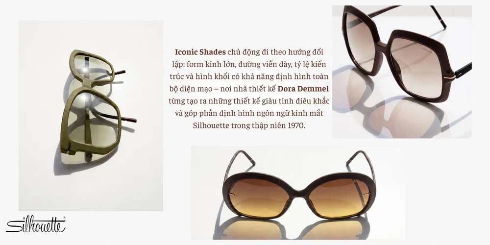 Silhouette Eyewear Iconic Shades: Tuyệt Chiêu Lọc Ánh Sáng, Giảm Chói Không Làm Tối Cảnh Vật.