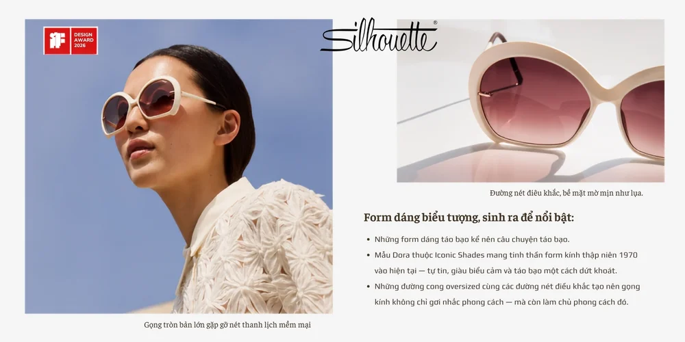 Silhouette Eyewear Iconic Shades Sự Hồi Sinh Ngoạn Mục Của Những Dáng Kính Kinh Điển Thế Kỷ
