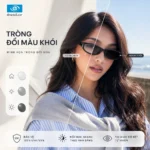 Tròng Kính Đổi Màu Khói Essilor Transitions Gen S Crizal Natural Look Chính Hãng