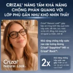 Tròng Kính Essilor Crizal Natural Look BlueUV Capture Chống Ánh Sáng Xanh Chính Hãng