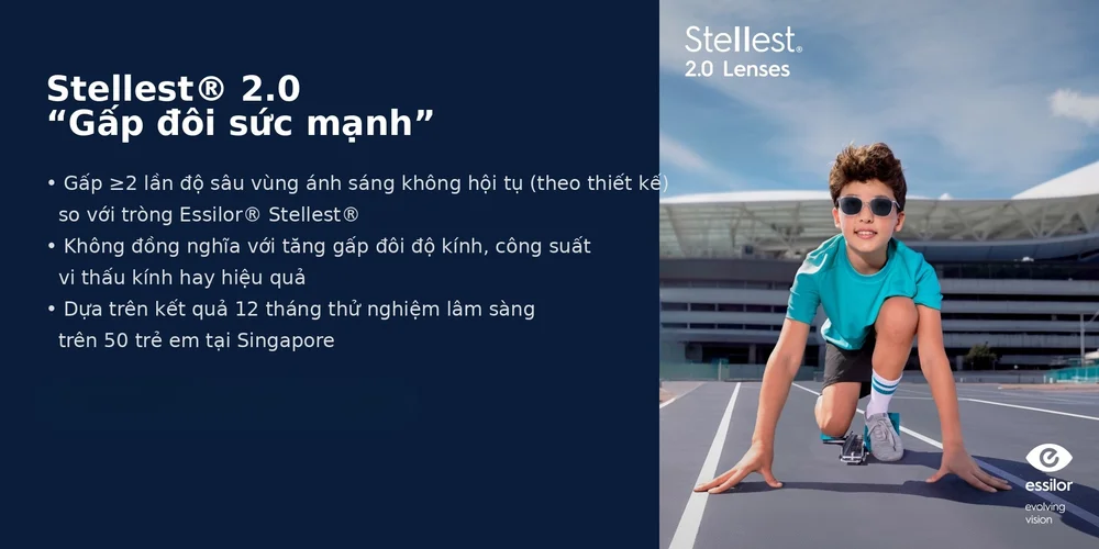 Tròng kính Essilor Stellest 2.0: Rõ nét, dễ đeo và phù hợp với trẻ em