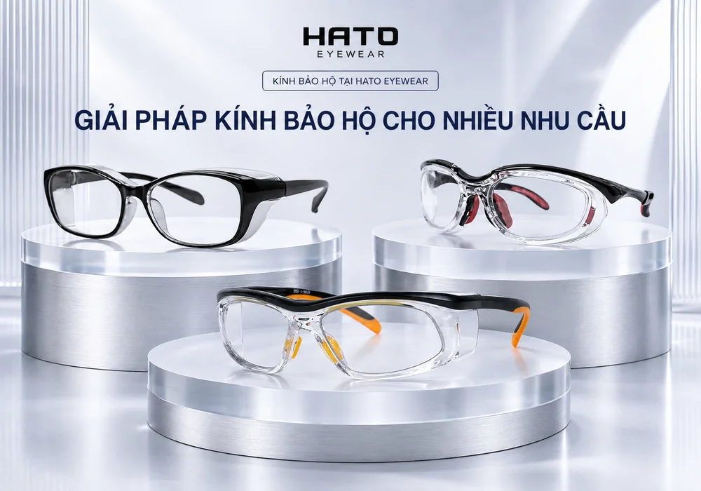 Các giải pháp kính bảo hộ tại Hato Eyewear phù hợp cho nhiều nhu cầu làm việc và bảo vệ mắt