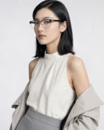 Gọng Kính Nửa Khung Glazt 535