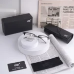 Gọng Kính Nửa Khung MontBlanc MB0243O – Tem Chính Hãng Vina Optic, Made In Japan, Full Box
