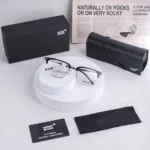 Gọng Kính Nửa Khung MontBlanc MB0243O – Tem Chính Hãng Vina Optic, Made In Japan, Full Box