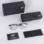 Gọng Kính Nửa Khung MontBlanc MB0243O – Tem Chính Hãng Vina Optic, Made In Japan, Full Box